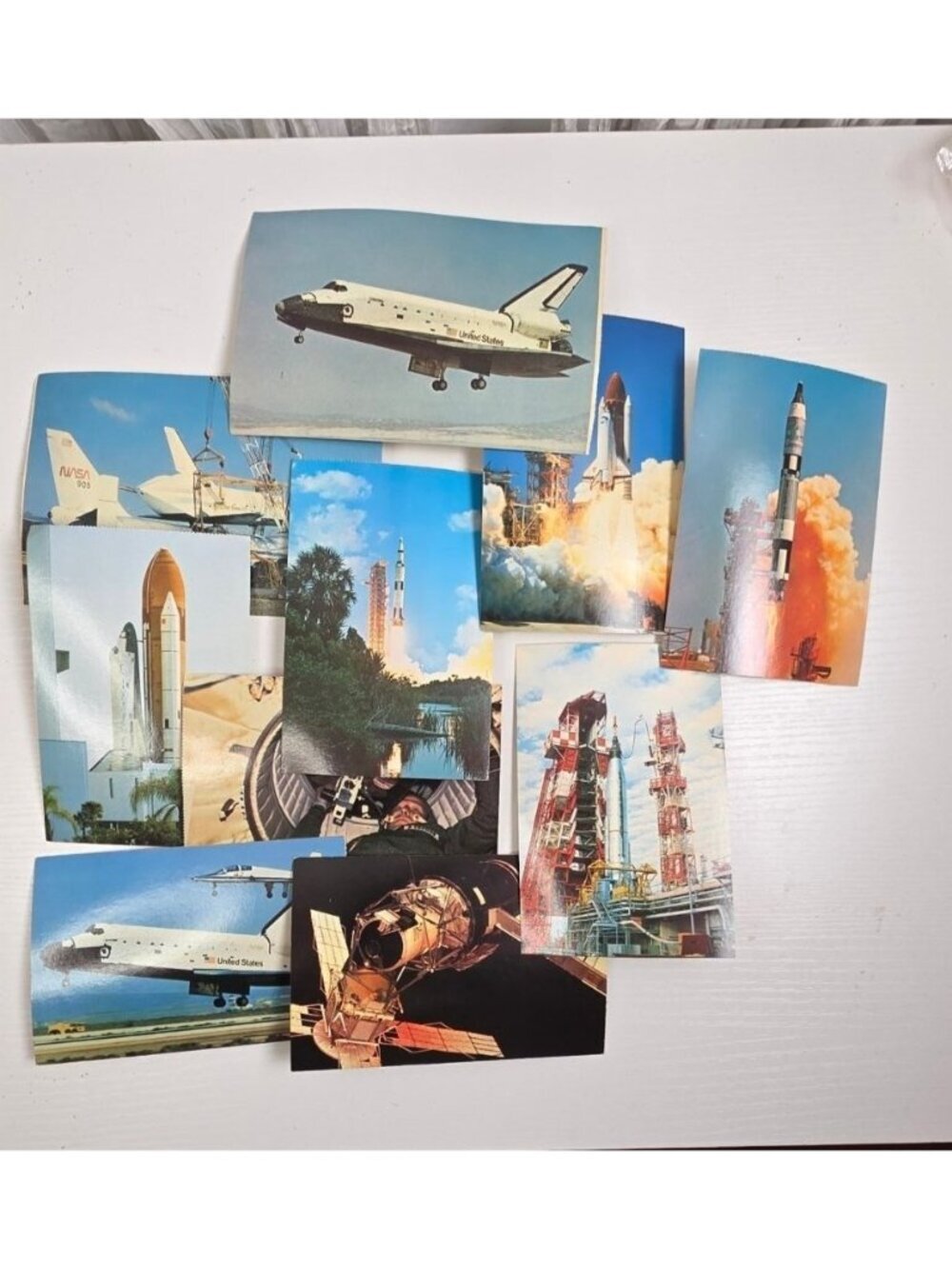 Set of 10 vintage NASA Space Shuttle Program post cards from the early 1980's
